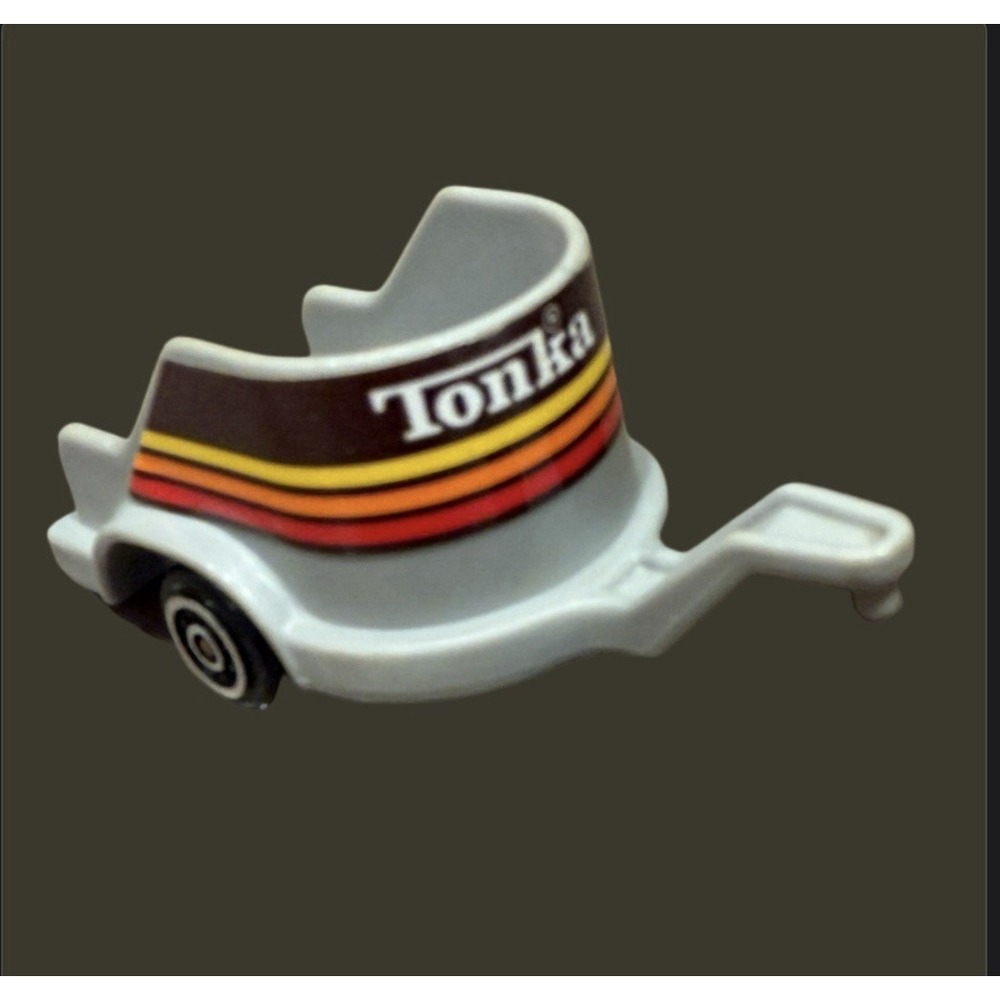 Rare TONKA Tough Ones Tiny Horse Trailer Plastic 1980's Vintage
